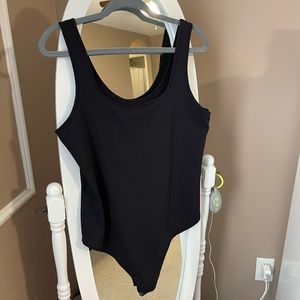 Abercrombie & Fitch Soft AF Black Bodysuit